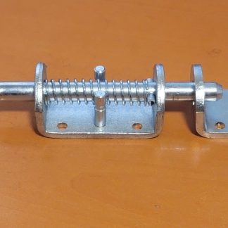 Spring Loaded Latch Pin, 1/2 inch Barrel Bolt Spring Gate Latch Lock Heavy Duty for Trailer Ramp Door Fence RV